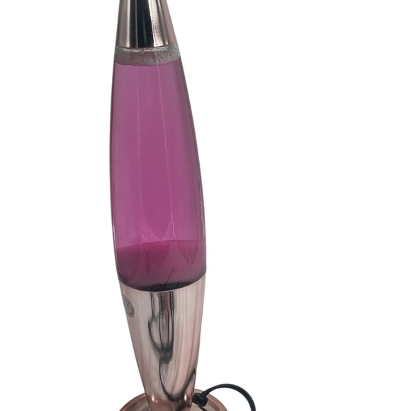 Rocket Ship Lava Lamp Light Pink Retro - Picture 5 of 15